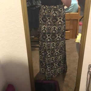 Hot Kiss floor length skirt